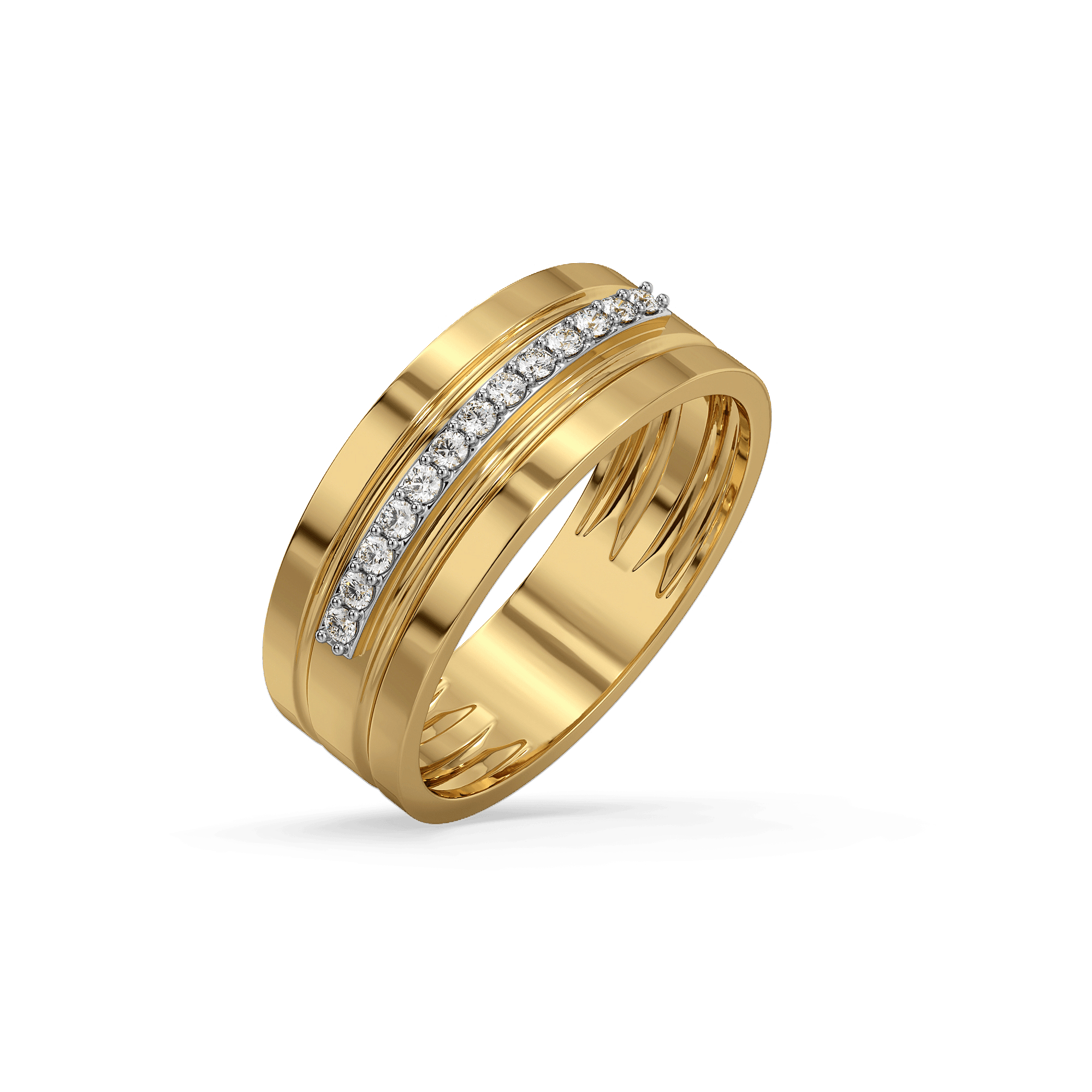 Powerline - Lab Diamond Men's Ring