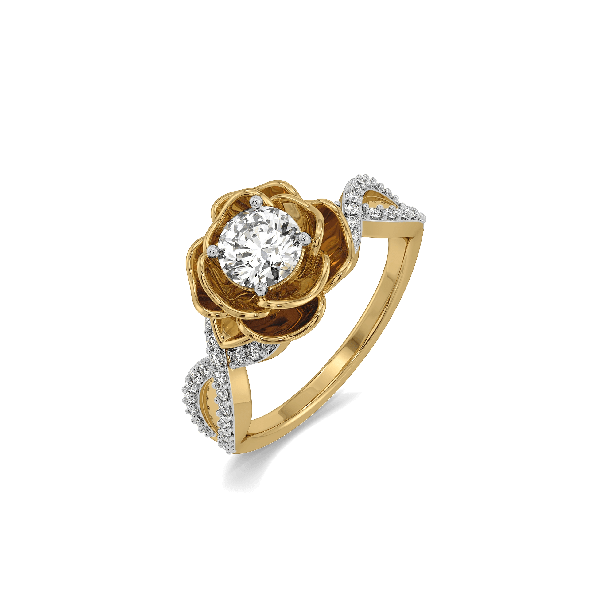 Rose Bloom Lab Grown Diamond Ring — image 1