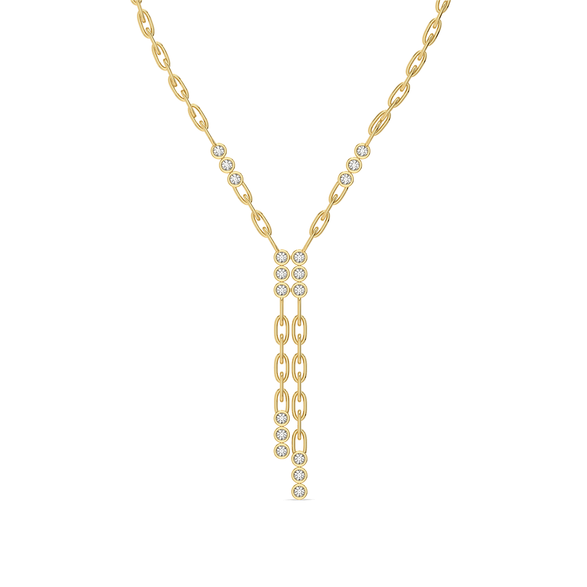 Runway Link Lab Diamond Necklace — image 1
