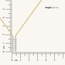 Side-by-Side Pure Gold Lab Diamond Necklace thumbnail 4