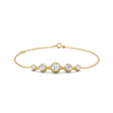 Solitaire Drops Pure Gold Lab Diamond Bracelet thumbnail 1