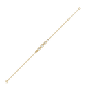 Solitaire Drops Pure Gold Lab Diamond Bracelet thumbnail 5