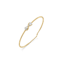 Soulmate Pear Pure Gold Lab Grown Diamond Bangle thumbnail 1