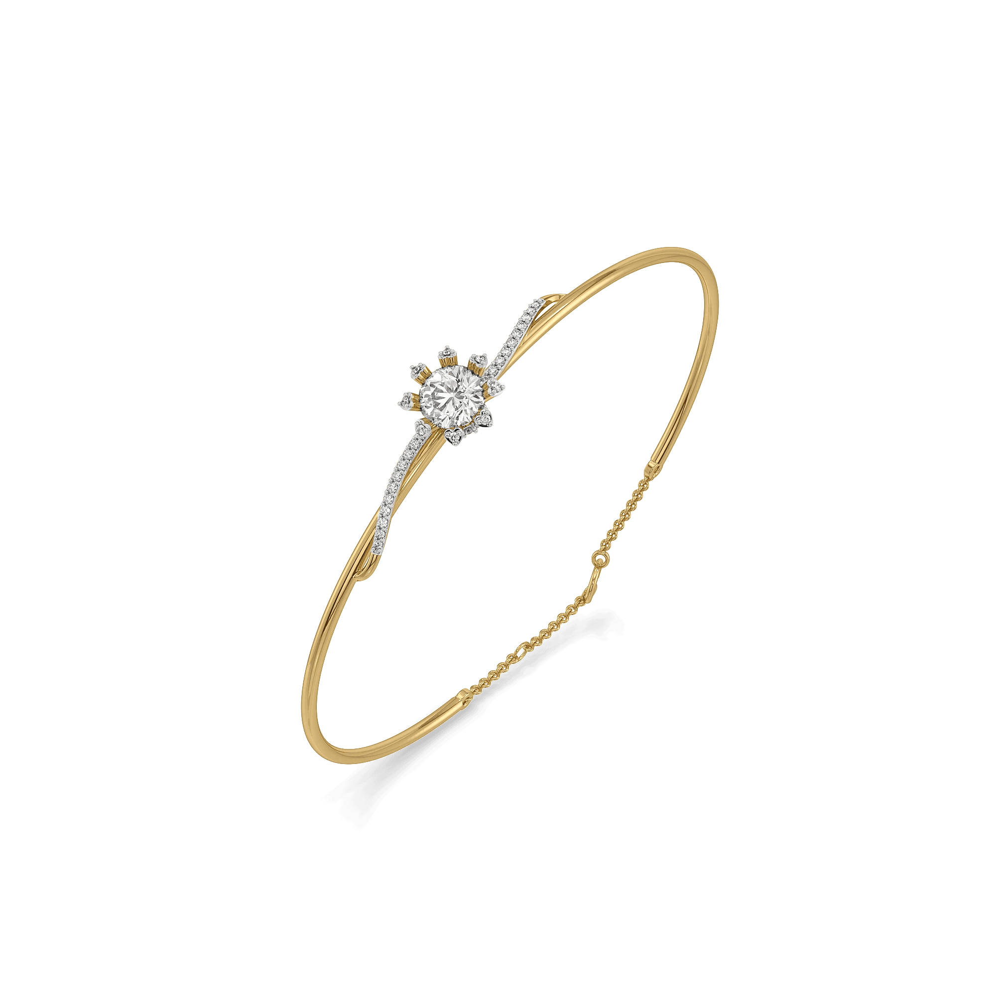Star Bloom Lab Grown Diamond Bangle — image 1