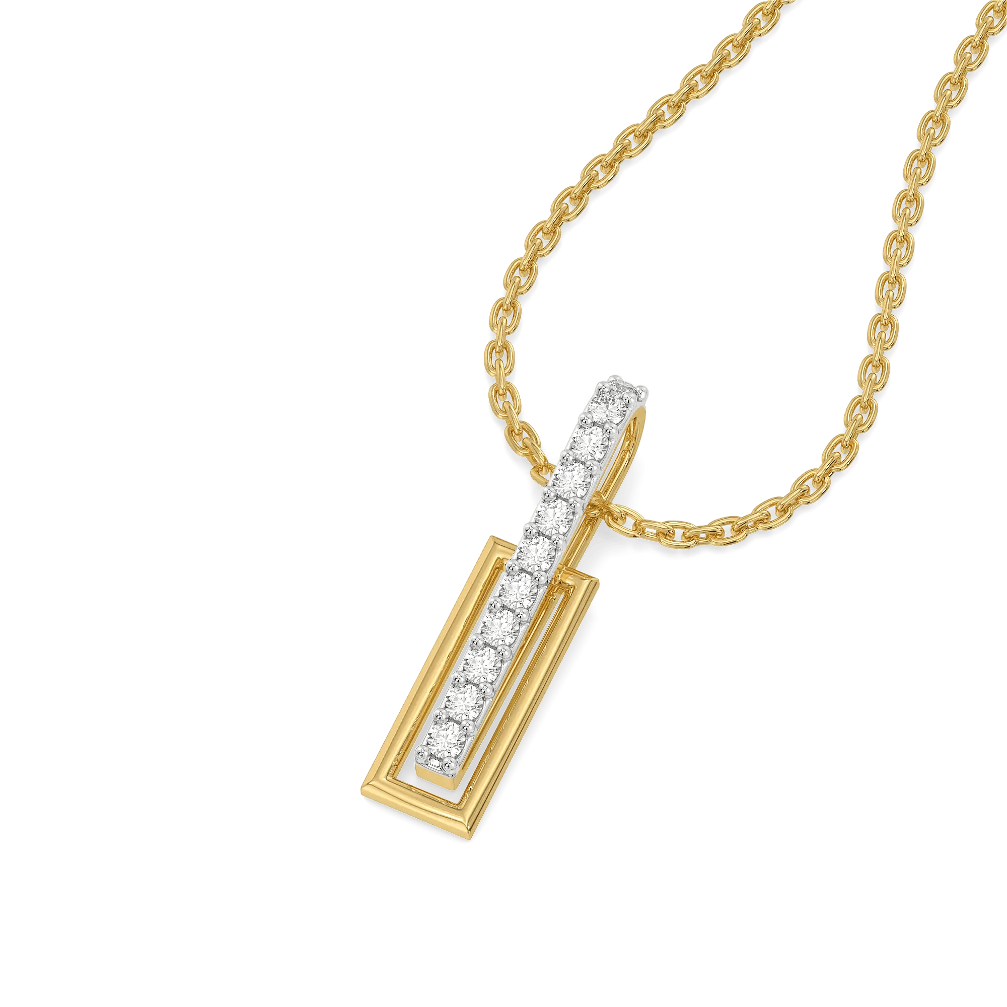 The Balance - Lab Diamond Pendant — image 1
