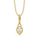 The Love Lock - Lab Diamond Pendant thumbnail 2
