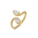 Toi et Moi Pear & Oval Ring thumbnail 1