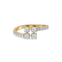 Twin Touch Pure Gold Lab Grown Diamond Ring thumbnail 2