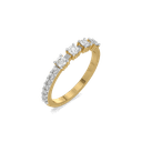 Unbroken Bond Pure Gold Lab Diamond Band Ring thumbnail 1