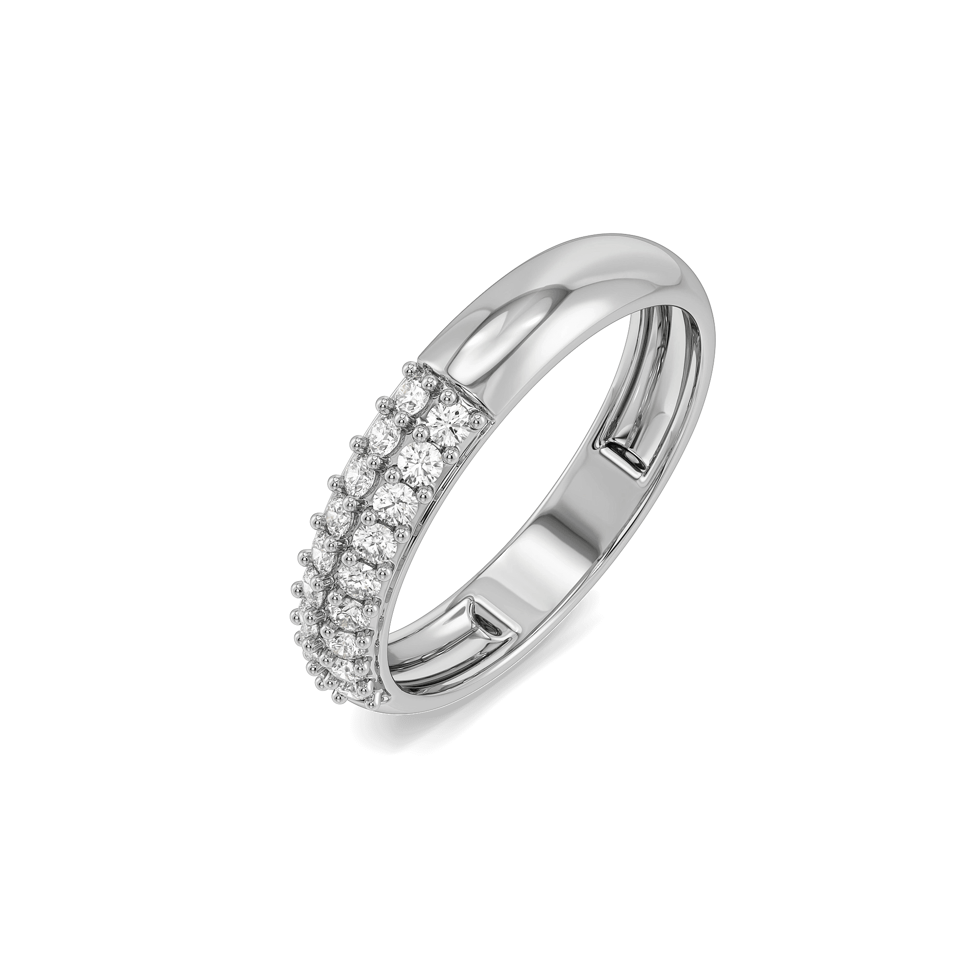 Vogue Glam - Lab Diamond Band Ring — image 1