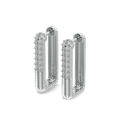 Vogue Glam Lab Diamond Hoop Earrings thumbnail 1