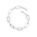 Vogue Glam - Lab Diamond Link Bracelet thumbnail 3