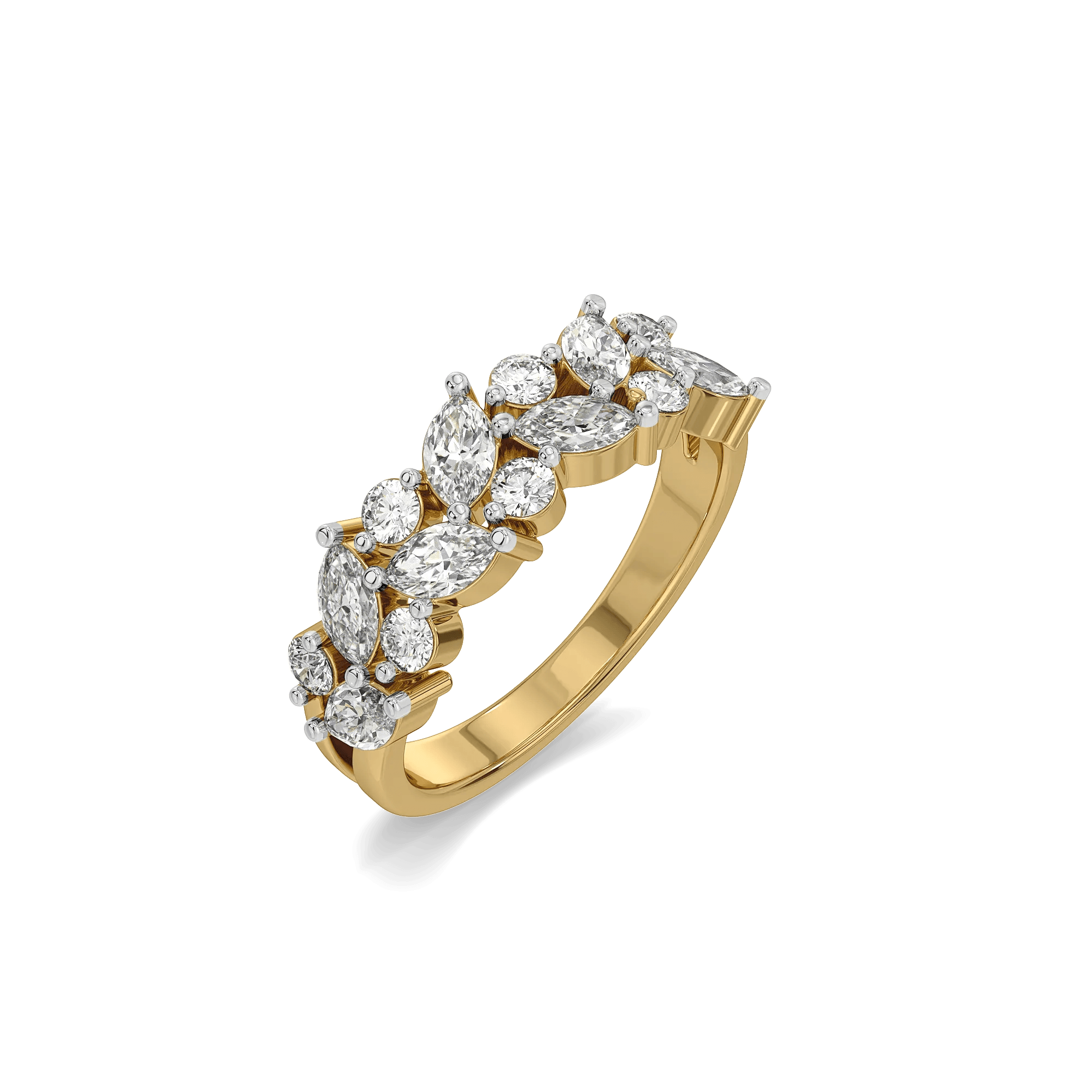 Wildflower Pure Gold Lab Grown Diamond Ring — image 1