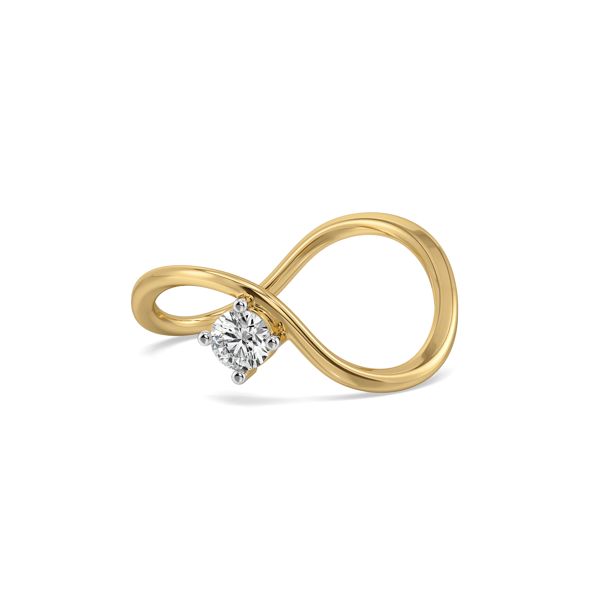 Celeste Dew Solitaire - Pure Gold Lab Diamond Fashion Ring
