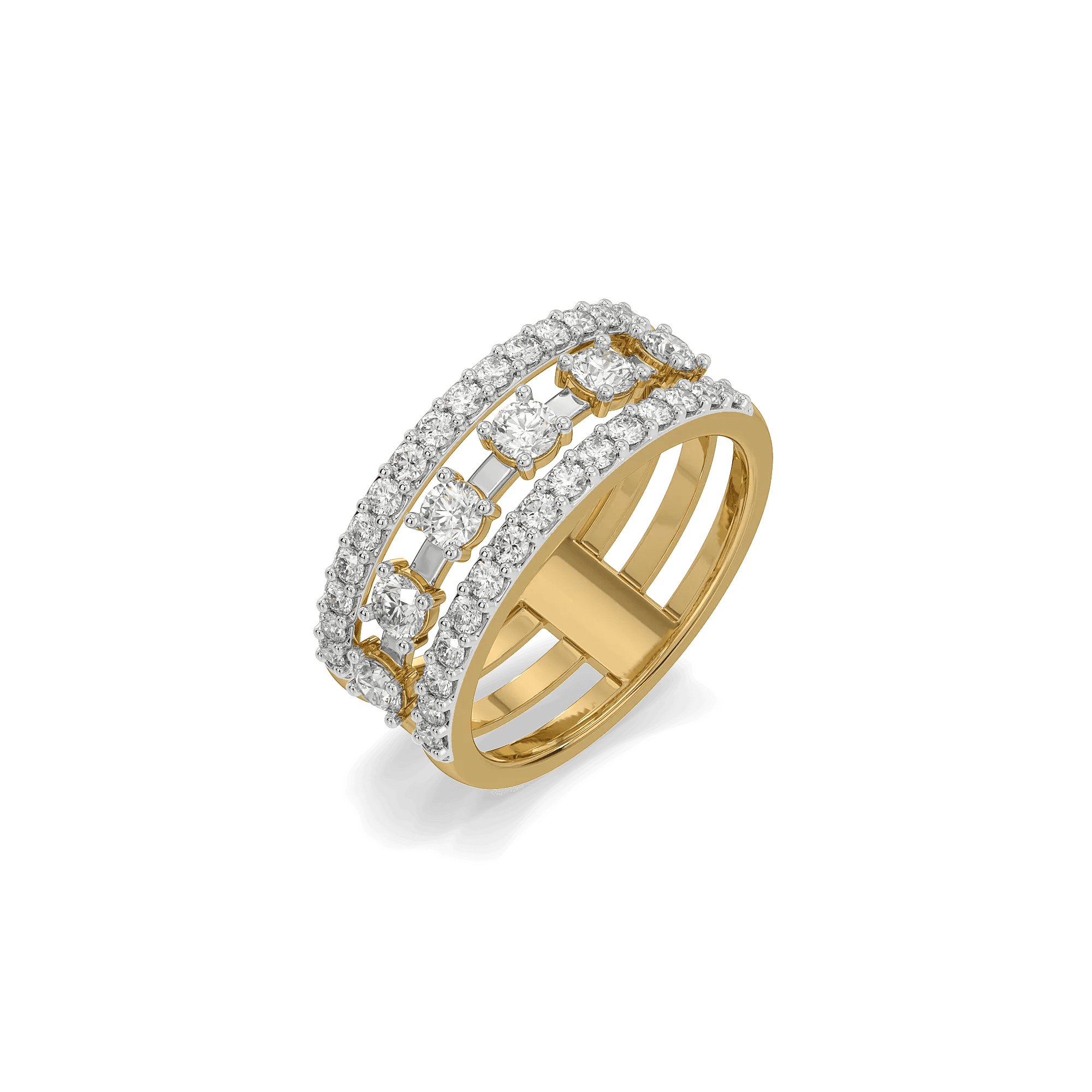 Constant Companion Pure Gold Lab Grown Diamond Ring — image 1