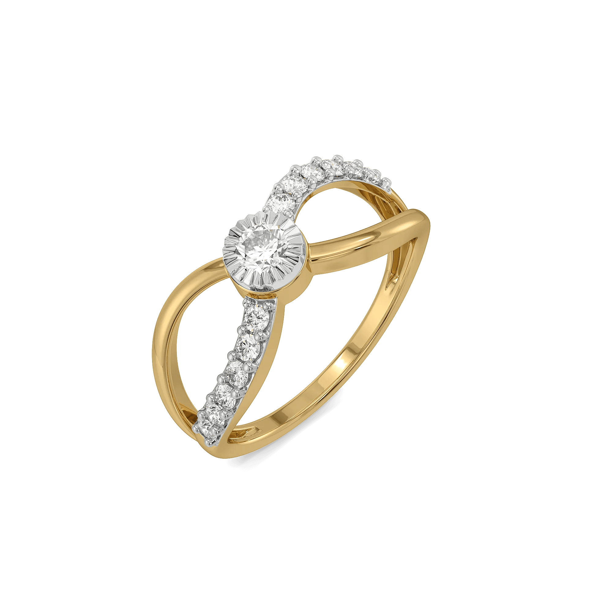 Constellation Star Pure Gold Lab Diamond Ring — image 1