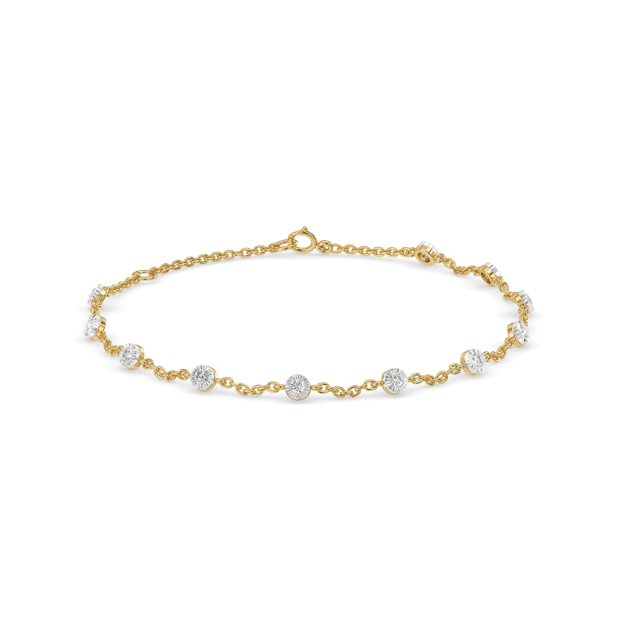 Couture Clover Pure Gold Lab Diamond Bracelet — image 1