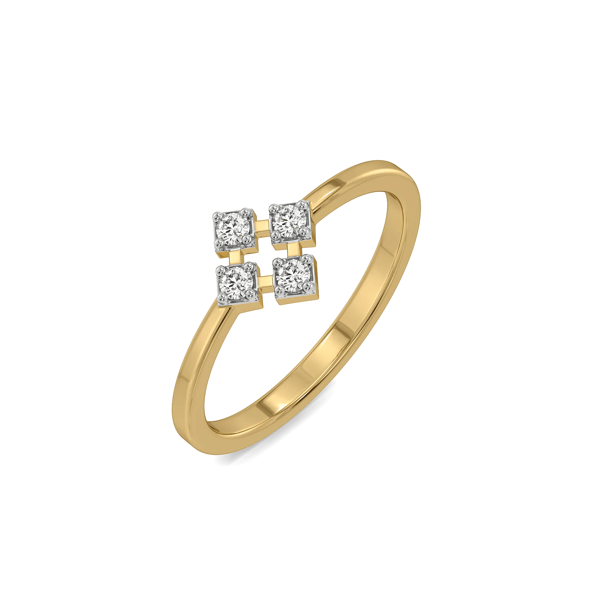 Diamond Grid - Lab Diamond Ring — image 1
