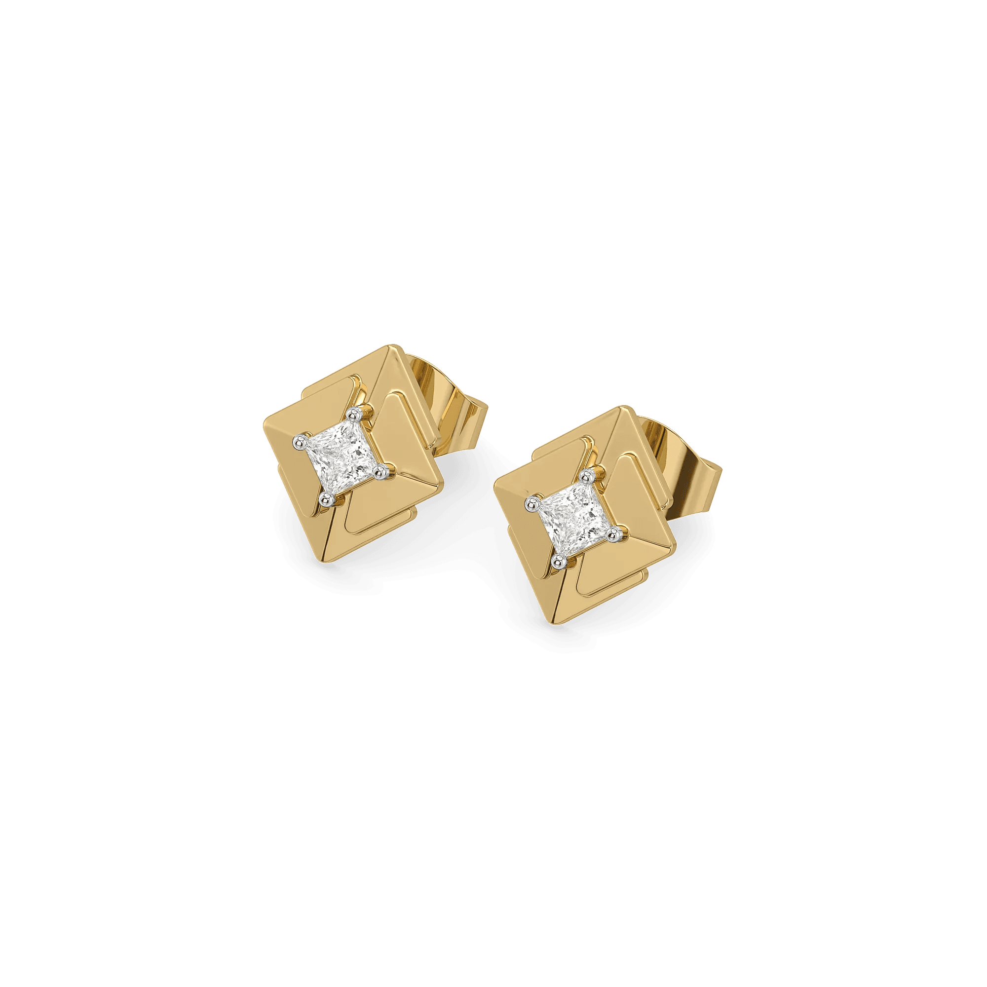 Direction of Light - Lab Diamond Earrings — image 1