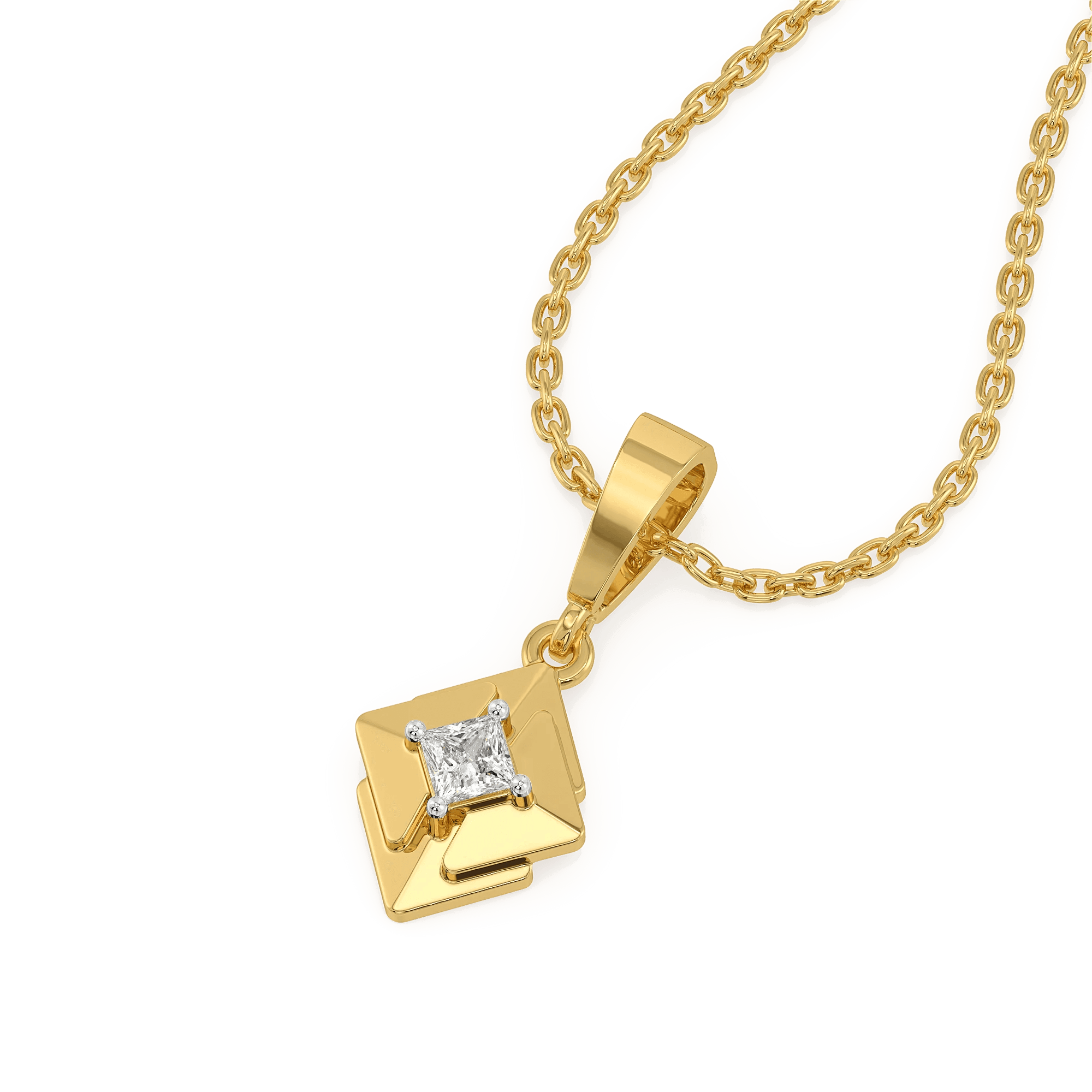 Direction of Light - Lab Diamond Pendant — image 1