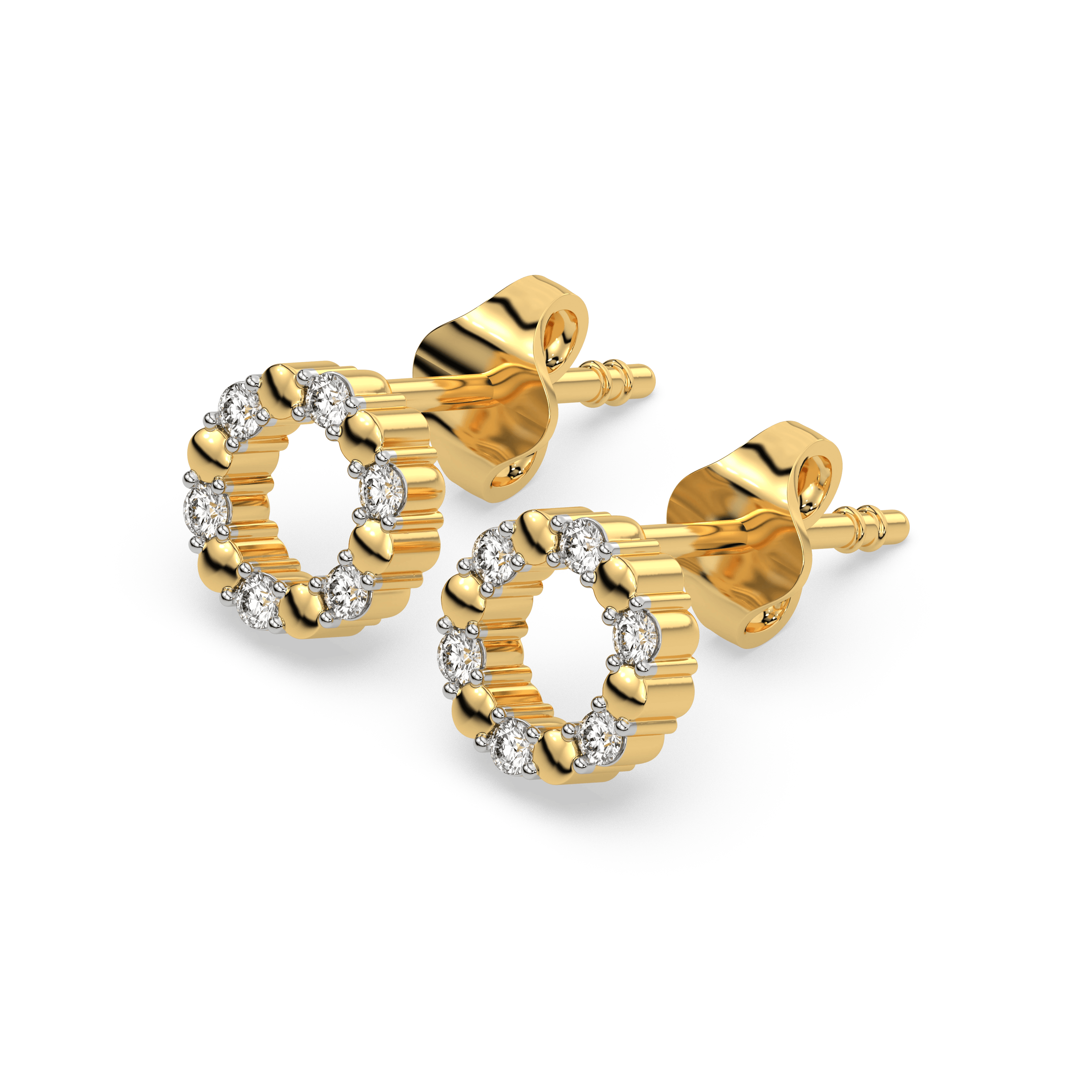 Eternal Orbit - Lab Diamond Studs Earrings