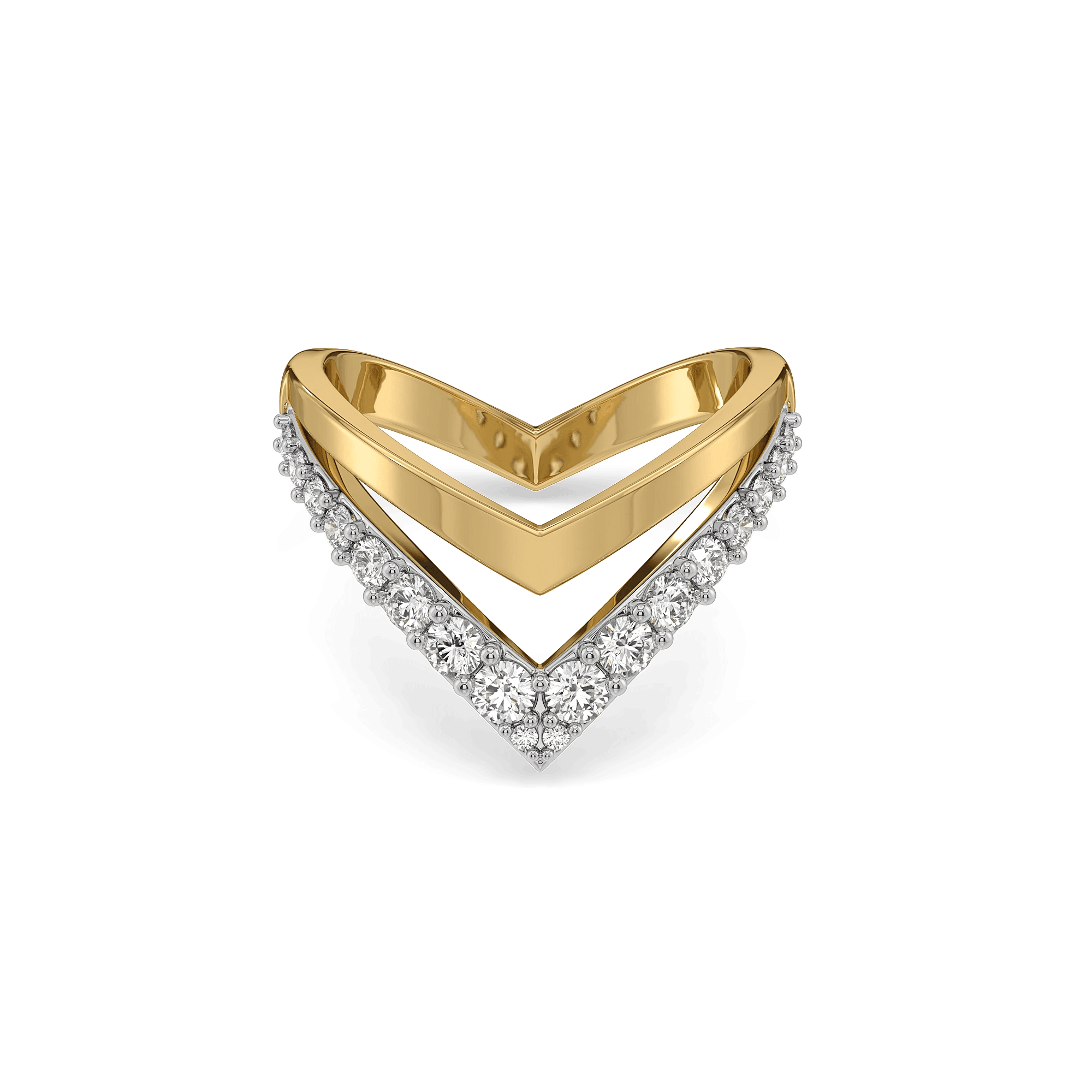 Groundbreaking V Lab Grown Diamond Ring — image 1