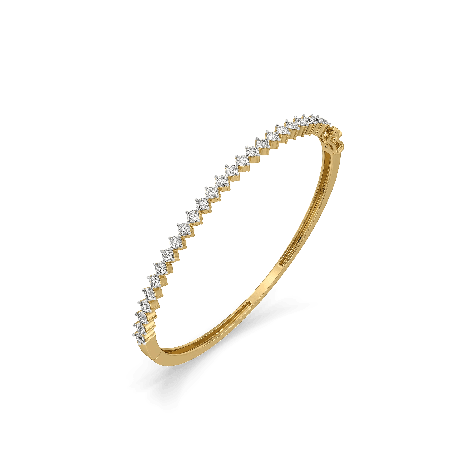 Infinite Glow Pure Gold Lab Grown Diamond Bangle
