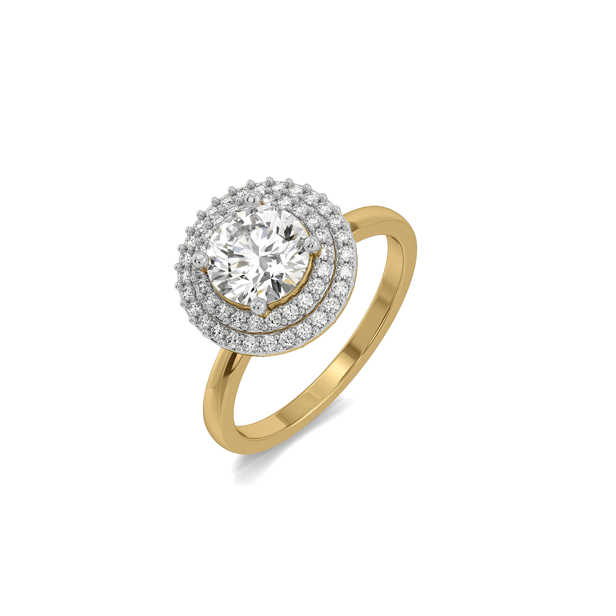 Double Halo Lab Grown Diamond Ring — image 1