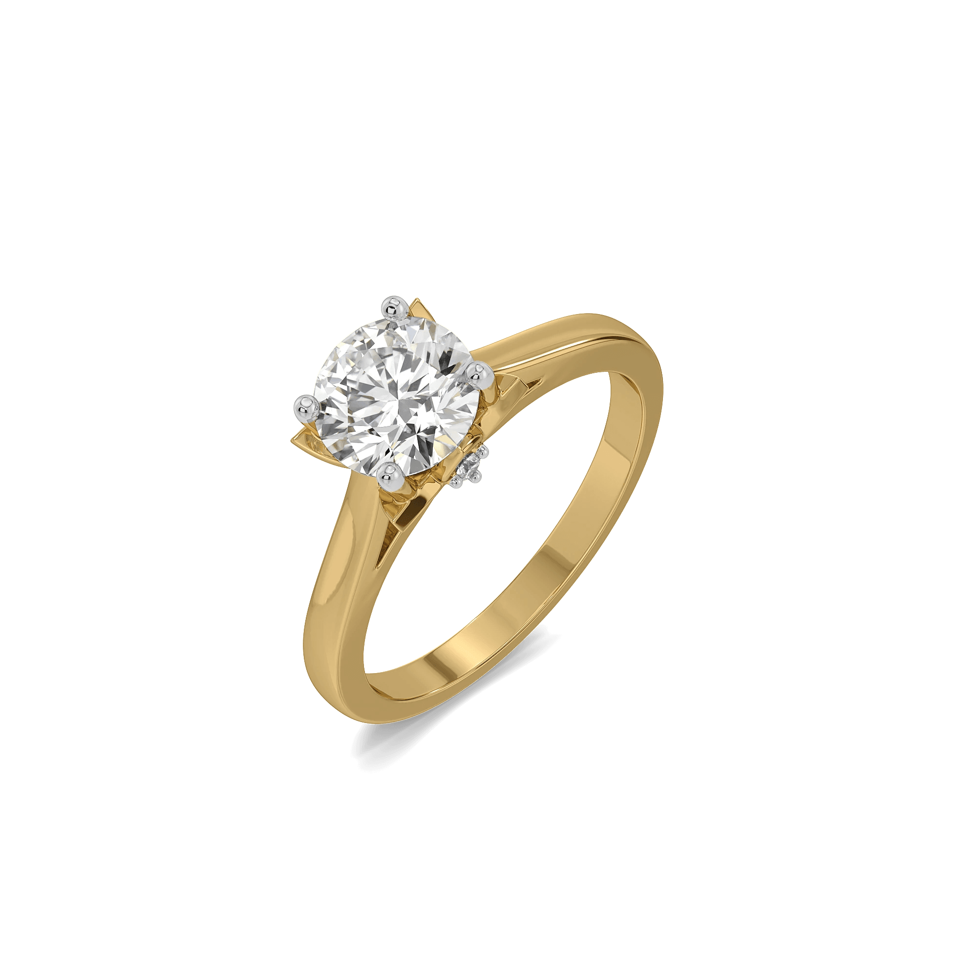 Classic Round Lab Grown Diamond Ring — image 1