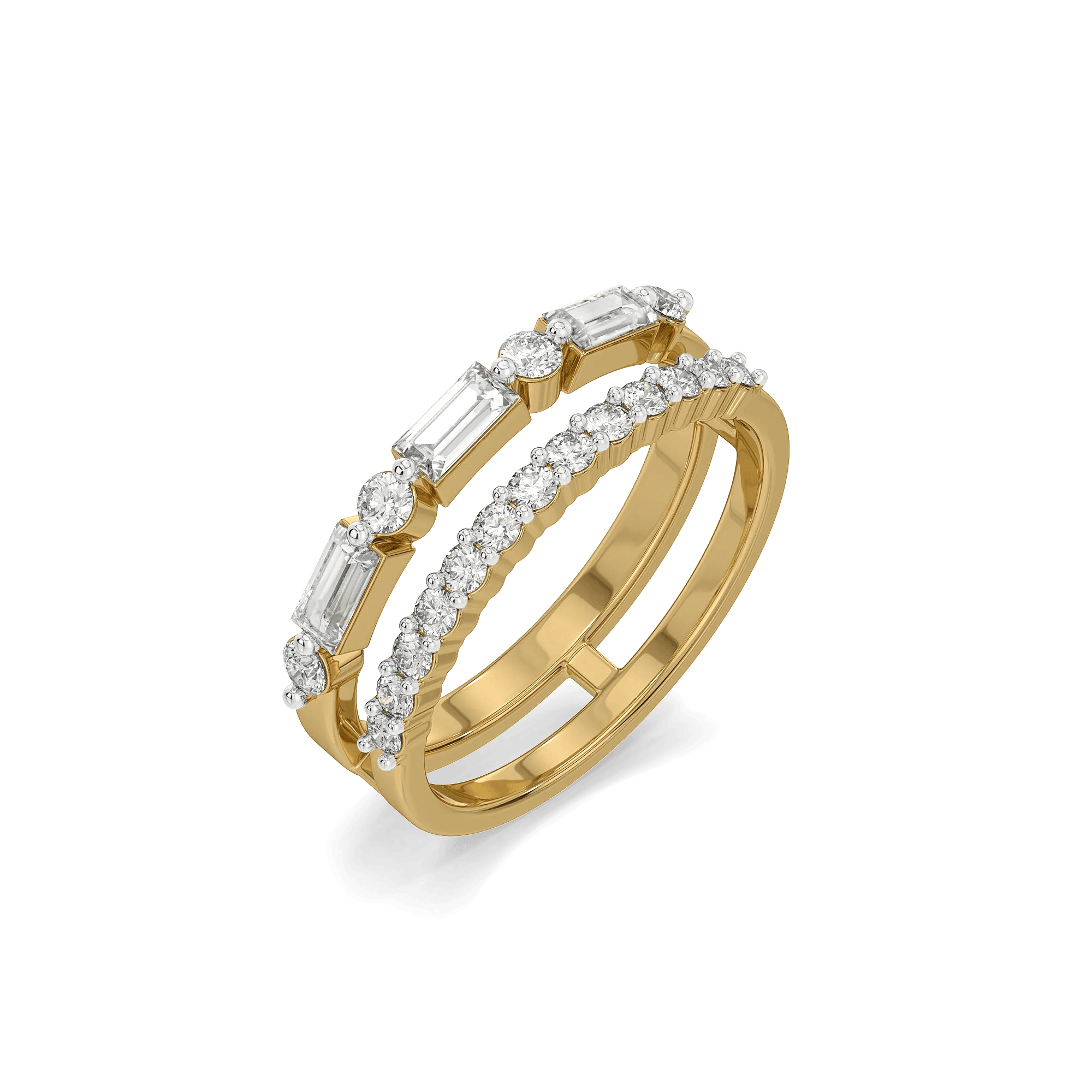 Minimalist Brilliance Pure Gold Lab Grown Diamond Ring — image 1
