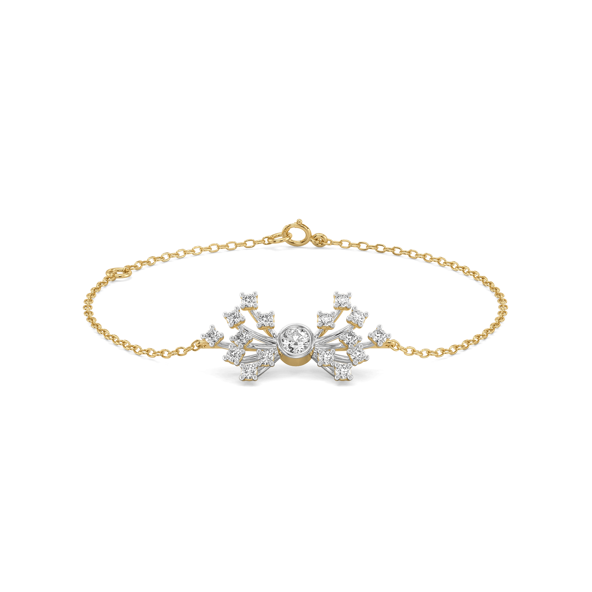 Nightfall Ignite - Pure Gold Lab Diamond Bracelet