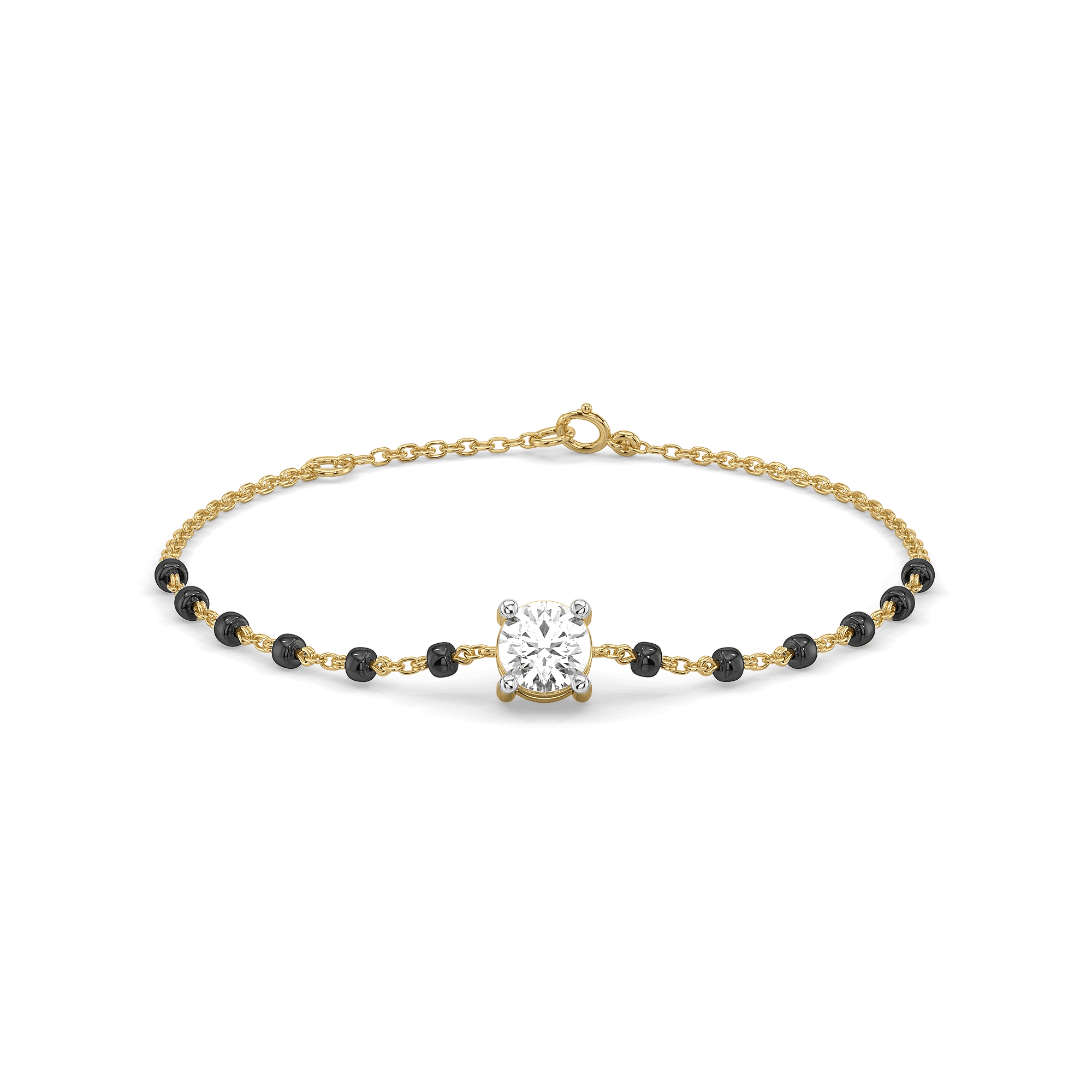 One Promise - Pure Gold Lab Diamond Mangalsutra Bracelet