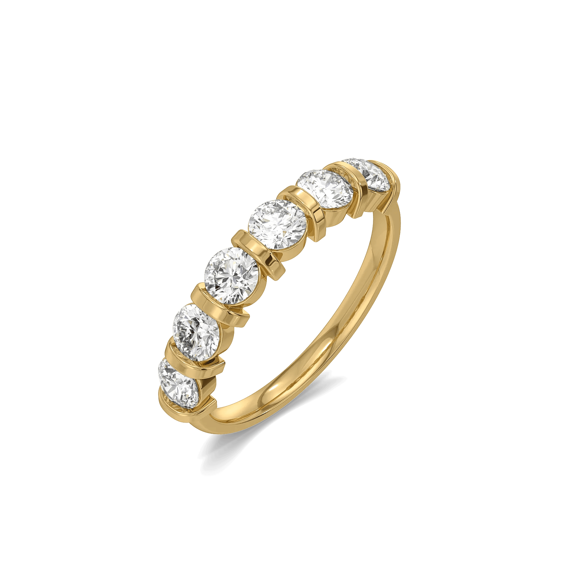 Parallel Grace Pure Gold Lab Grown Diamond Eternity Ring — image 1
