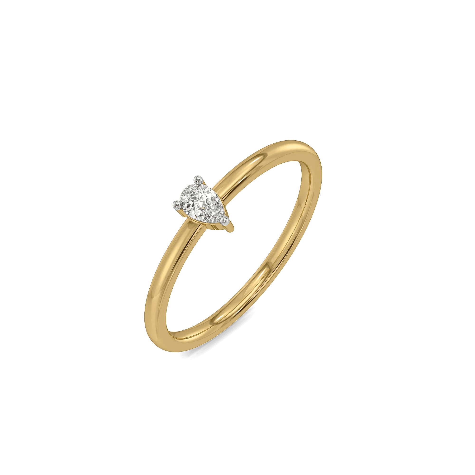 Pure Pear - Lab Diamond Ring — image 1