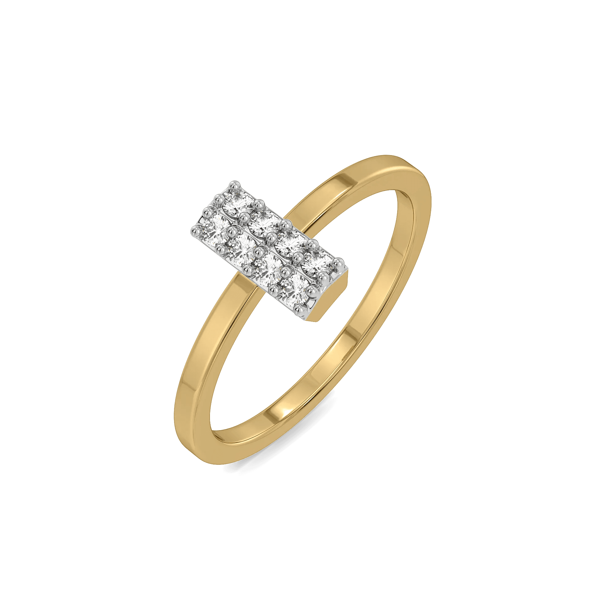 Rectangular Muse - Lab Diamond Ring — image 1