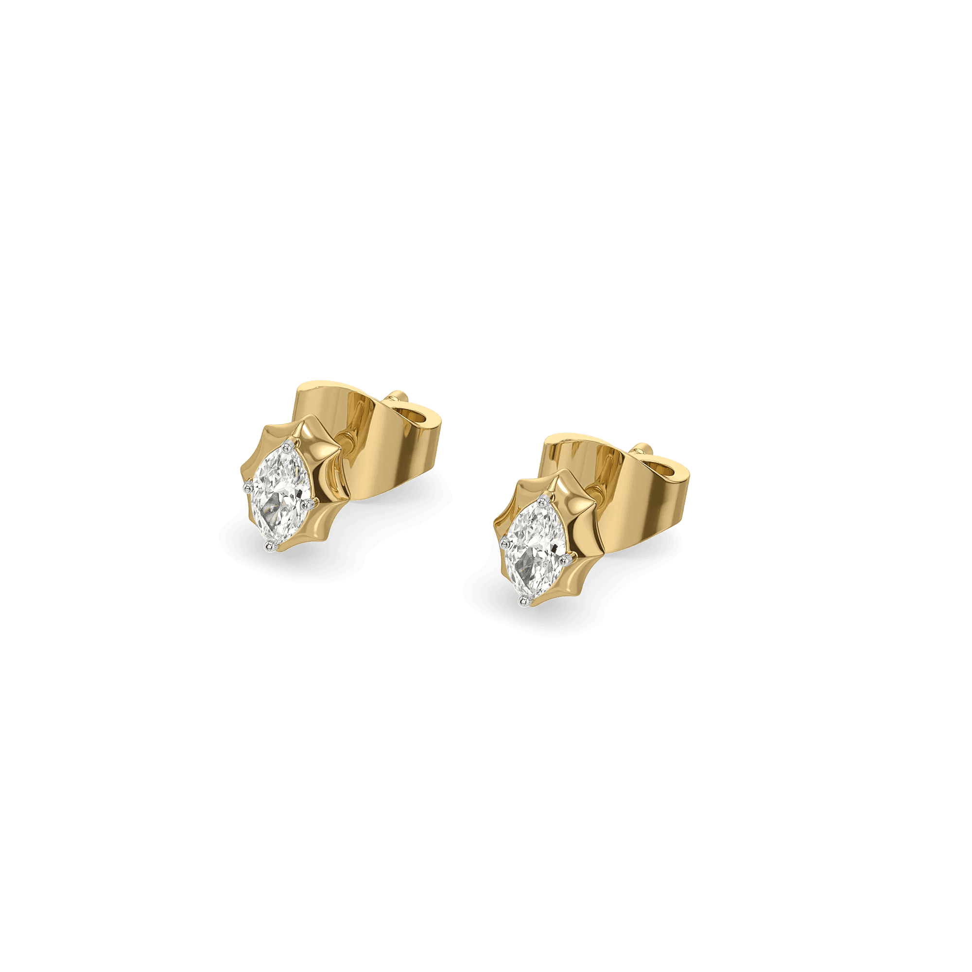 Royal Marquise - Lab Diamond Stud Earrings — image 1
