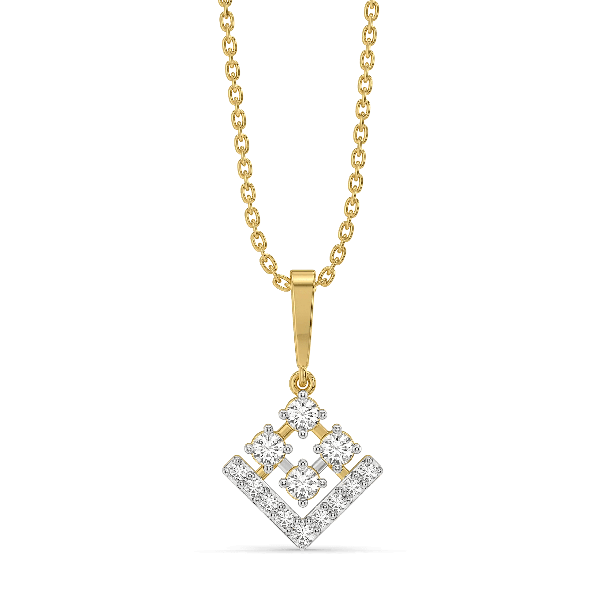 Shared Love Pure Gold Lab Grown Diamond Pendant — image 1