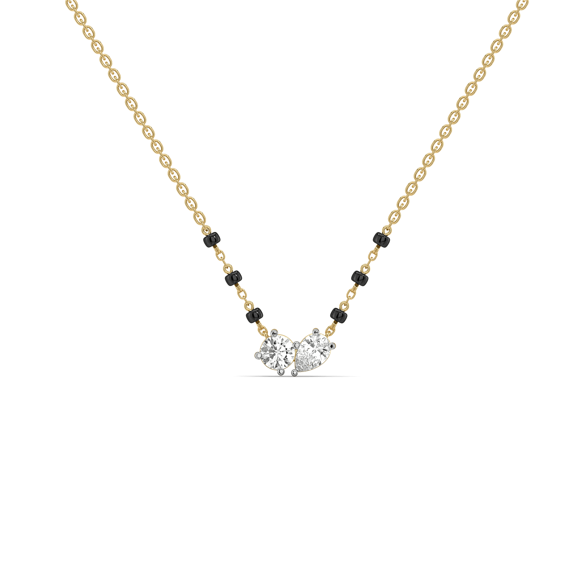 Soul Promise Pure Gold Lab Diamond Mangalsutra — image 1