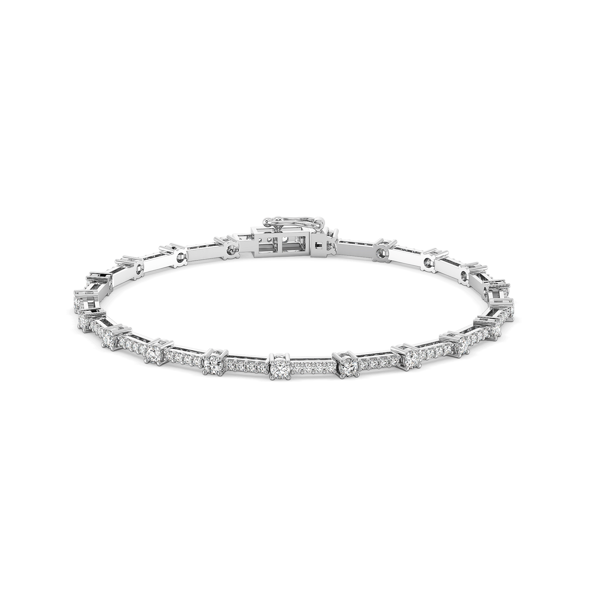 Sparkline - Pure Gold Lab Diamond Tennis Bracelet