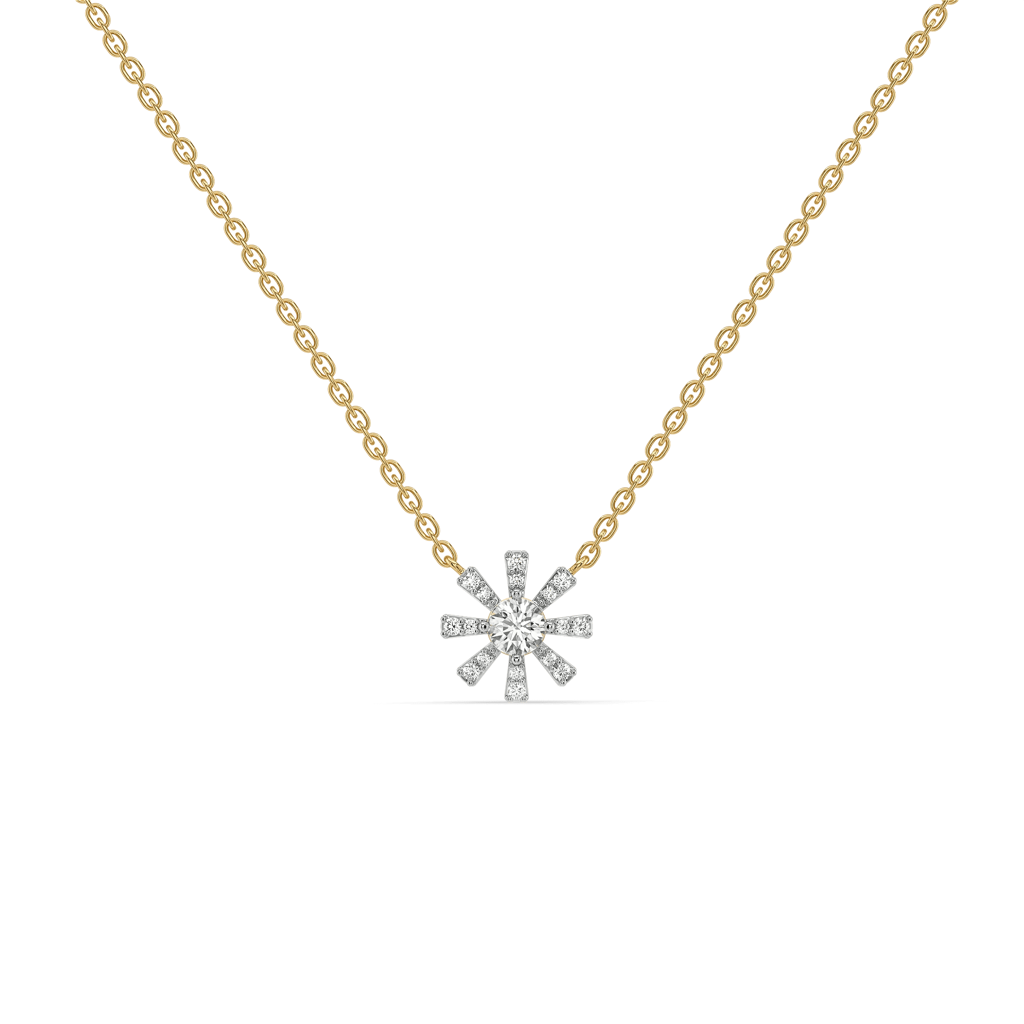 Starlit Cluster Lab Grown Diamond Necklace — image 1
