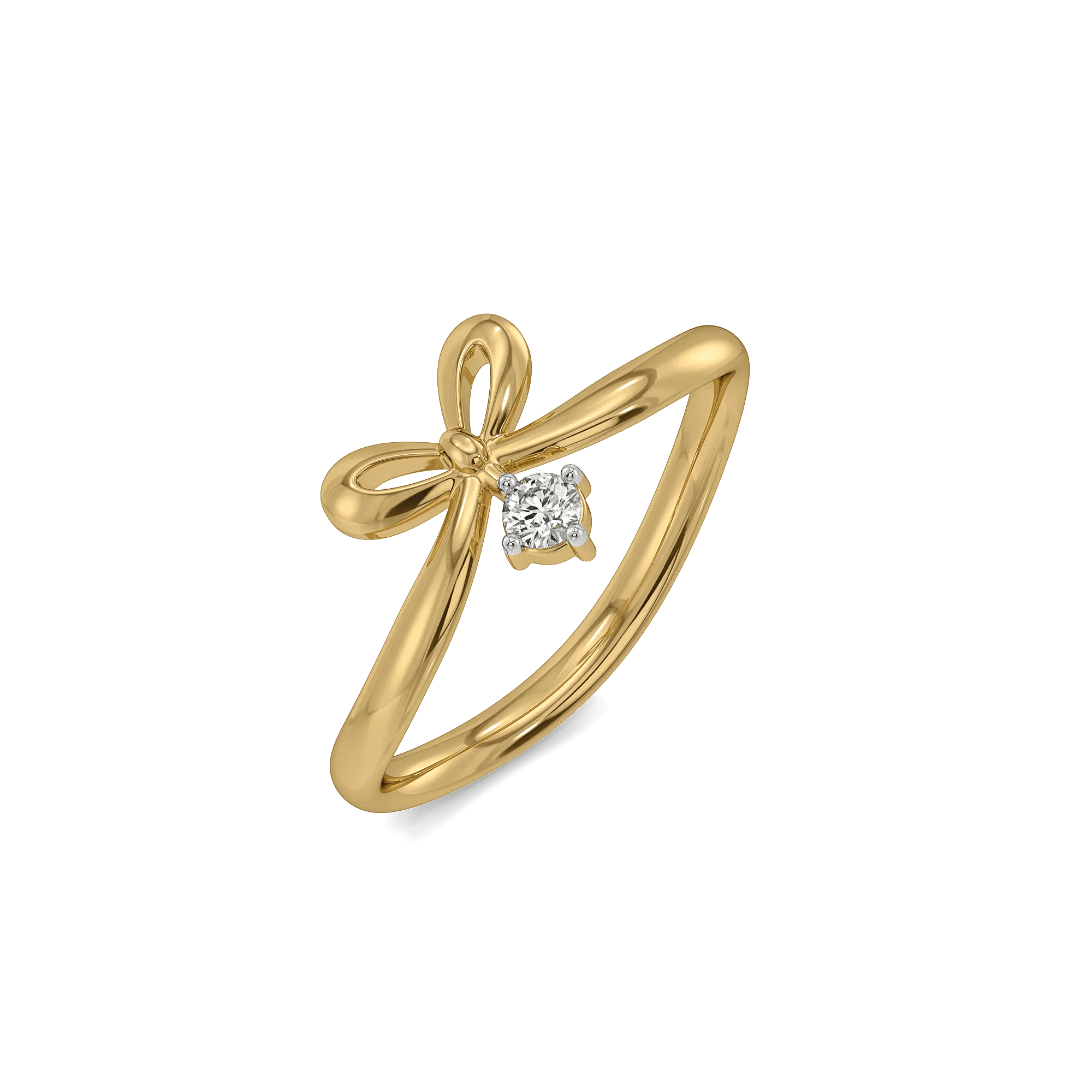 Sweet Knot - Lab Diamond Ring — image 1