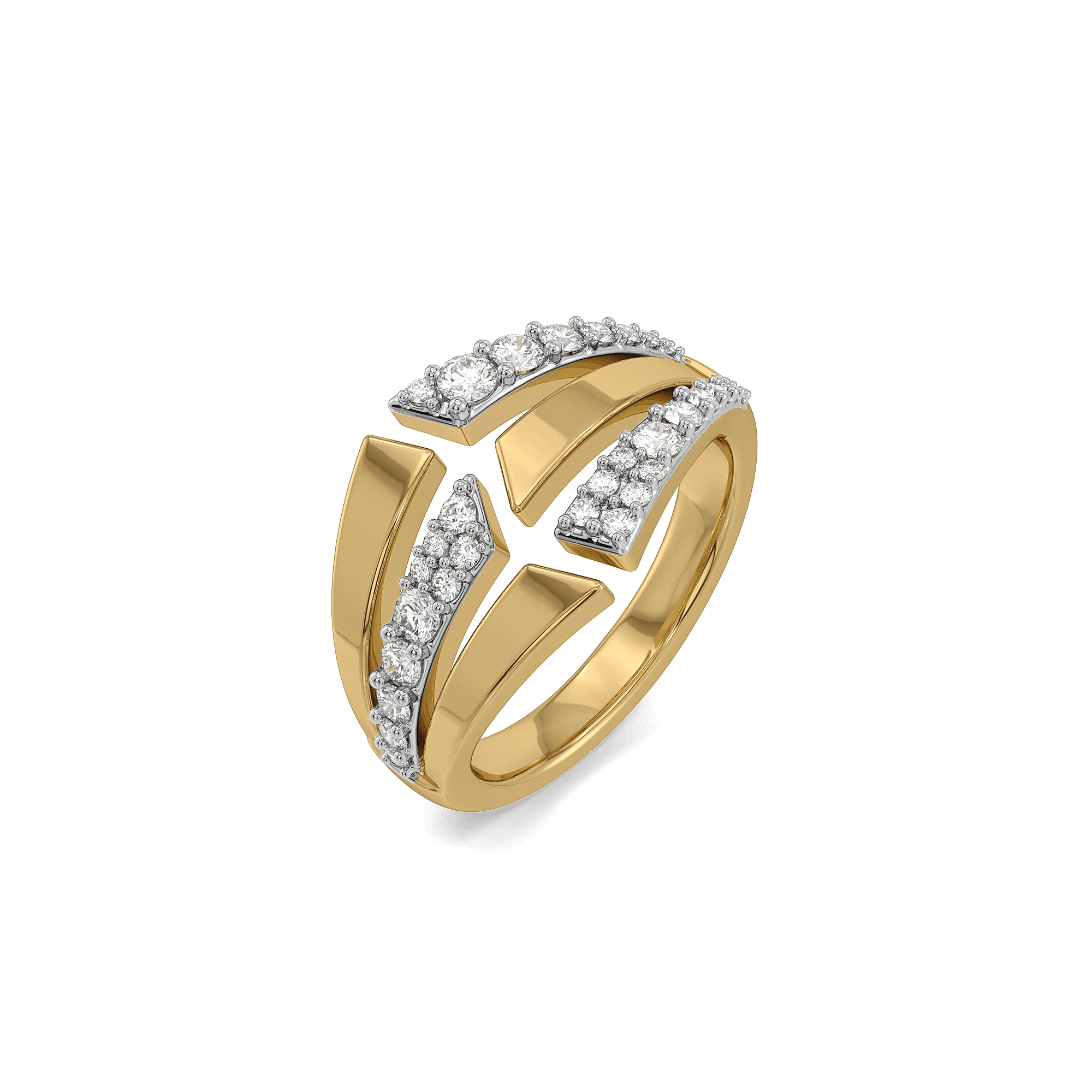 The Editorial Edge Lab Diamond Cocktail Ring — image 1