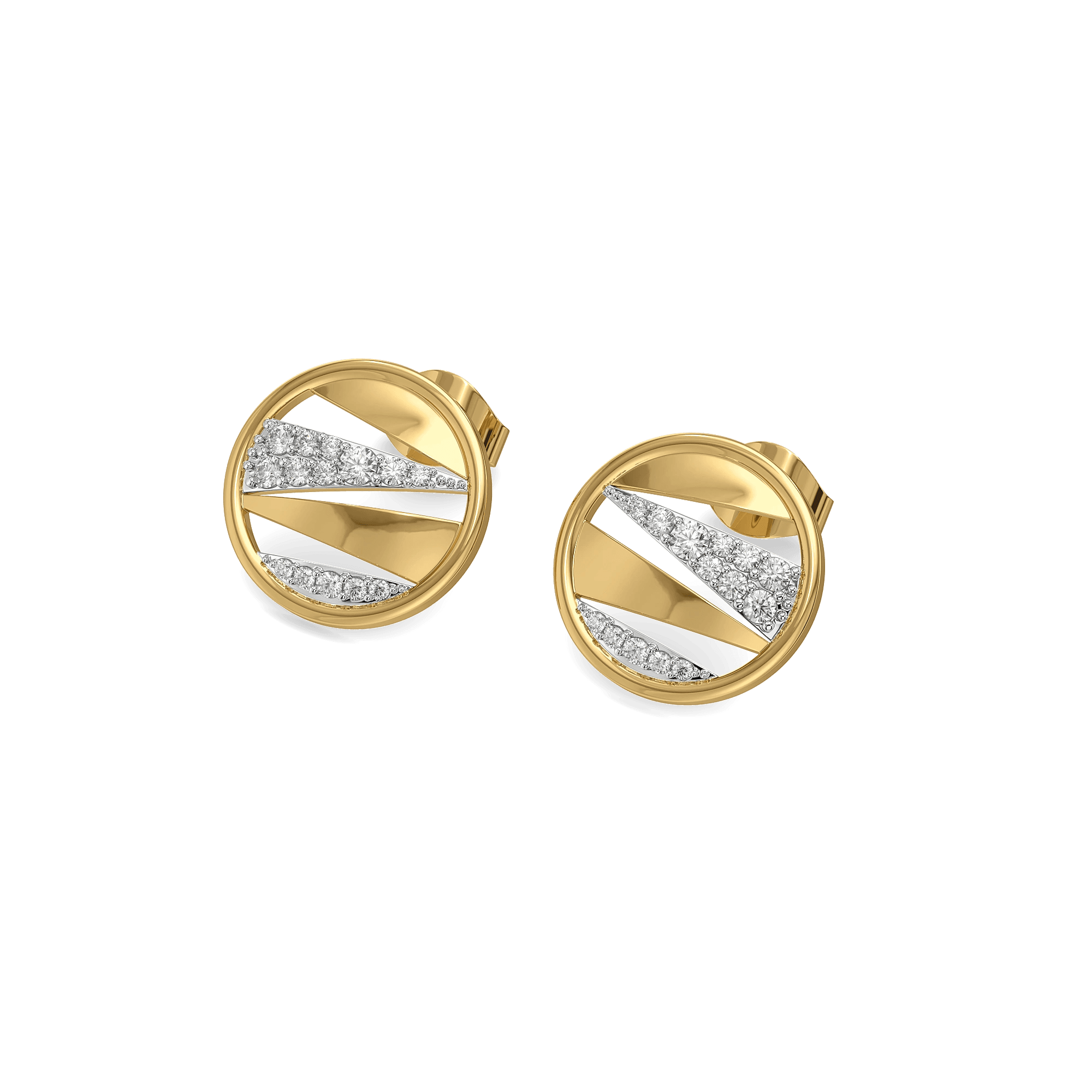 The Editorial Edge Lab Diamond Stud Earrings — image 1